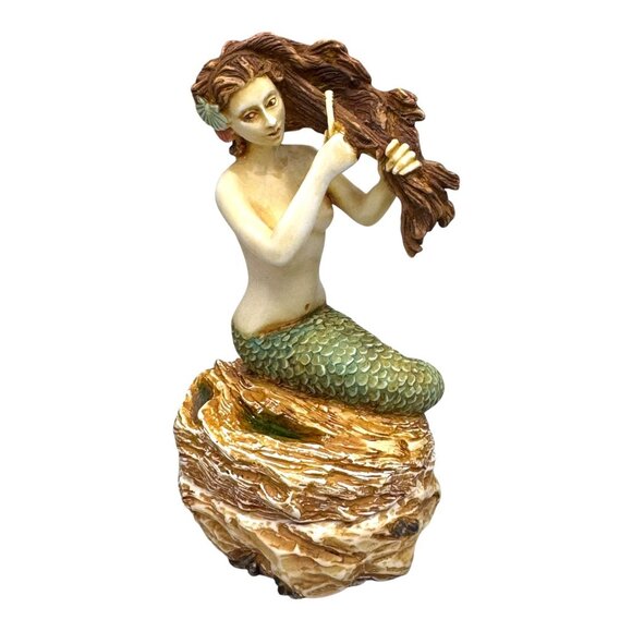 Mirari Mermaid By Tales Of Gramarye Harmony Kingdom Trinket Jewelry Box Isle - Picture 12 of 13